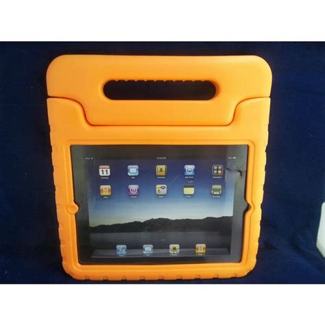 Tech And Go Ipad 2 3 4 Orange Childs Tablet Carry Protective Case Ipad