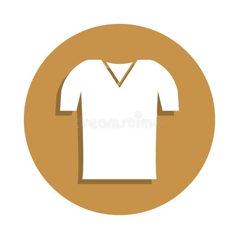 Icono De La Camisa En El Fondo Blanco Ropa O Ropa O Moda Para El
