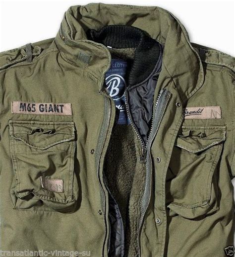 Brandit M65 Giant Mens Military Parka Us Army Jacket Winter Warm Zip