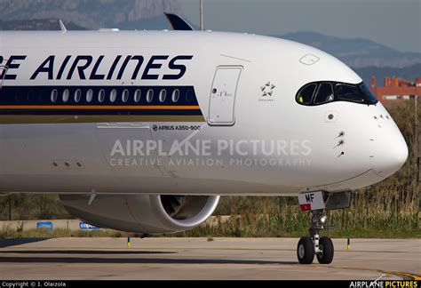 9v Smf Singapore Airlines Airbus A350 900 At Barcelona El Prat