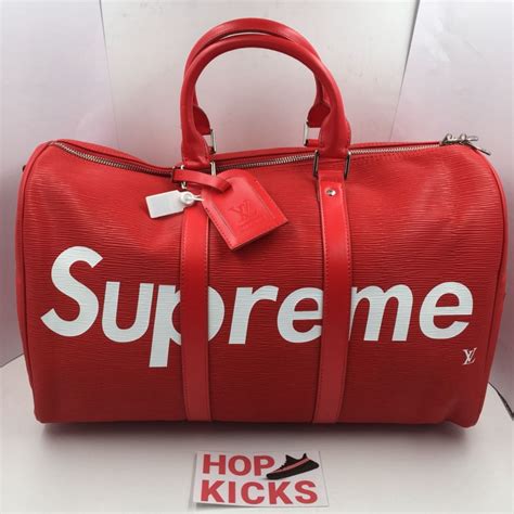 Supreme X Louis Vuitton Duffle Bag Retail Price Nar Media Kit