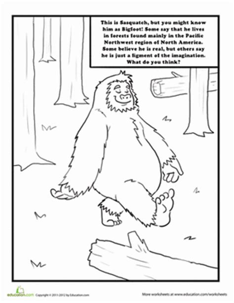 Some of the coloring pages shown here are bigfoot sasquatch yeti decal choose color ebay home gar. Sasquatch Coloring Page | Sasquatch, Bigfoot birthday ...