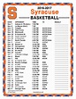 Syracuse Basketball Schedule Printable