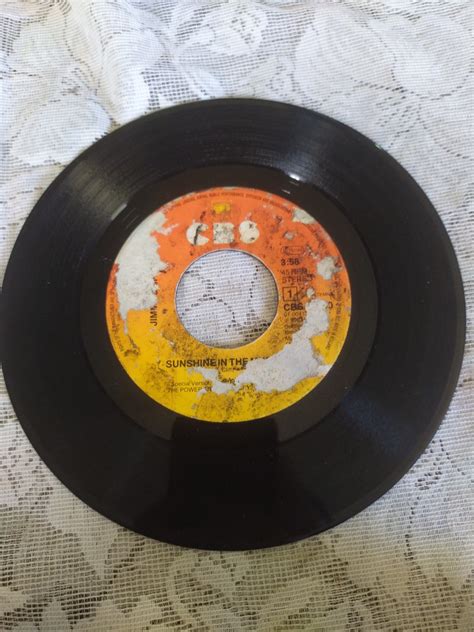 Jimmy Cliff Sunshine In The Music 7 Single Vinyl Plaka Hobbies