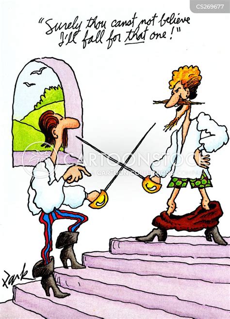 Sword Fight Cartoons And Comics Funny Pictures From Cartoonstock