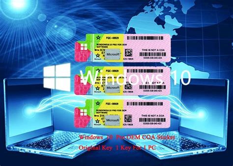 Genuine Windows 10 Pro Coa 32 Bit X 64 Bit Multi Language License