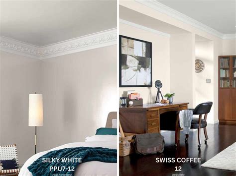 Behr Silky White Vs Swiss Coffee Which One Is Preferable