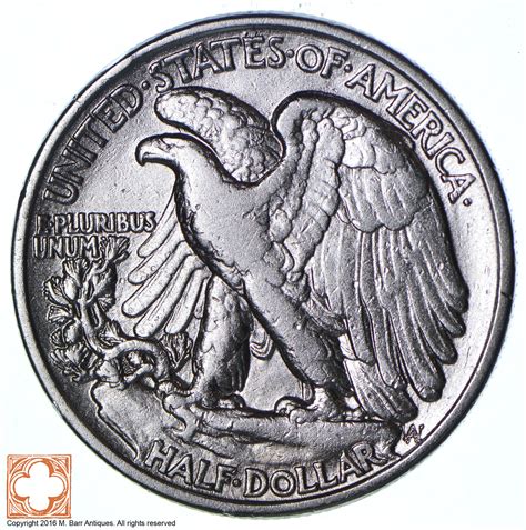 Xf 1943 Walking Liberty 90 Silver Us Half Dollar Nice Coin