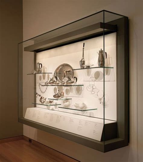 Glass Box Wall Hung Display Cases For Museums By Goppion Tilt Opening