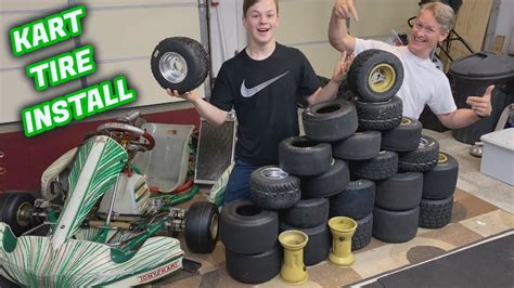 Kart Tire Install Youtube