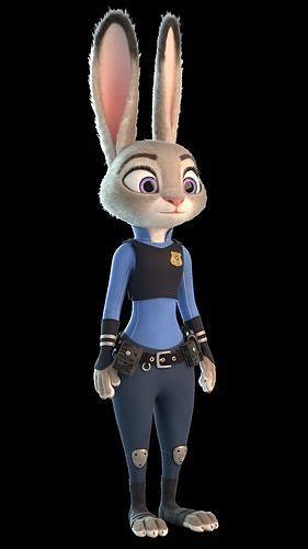 Judy Hopps 3d Zootopia 3d Model Free 3d Model Cgtrader