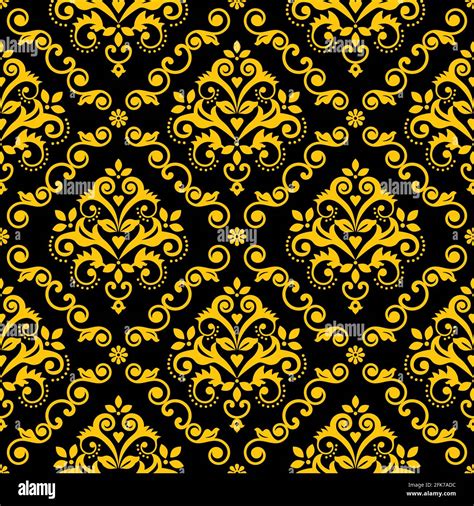Classic Damask Wallpaper Or Fabric Print Pattern Royal Elegant Textile