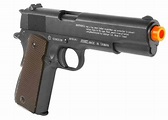 KWC Colt 1911 Full Metal Co2 Blowback Airsoft Pistol, Black