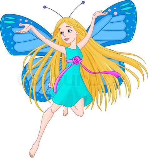 Flying Fairy Stock Vector Colourbox