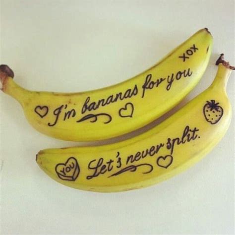 Im Bananas For You ♡ Valentines Diy Valentines Day Diy Romantic Gestures