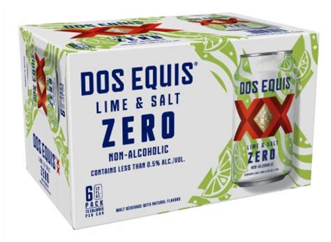 Dos Equis Lime And Salt Zero 6 Pack 12 Fl Oz Cans 6 Pk 12 Fl Oz