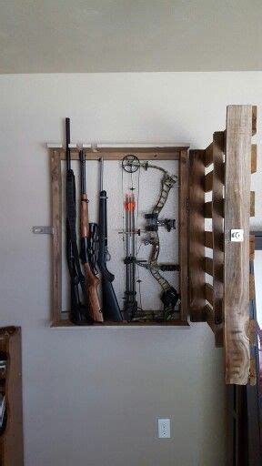 Can also be mounted inside gun cabinets for secured gun display storage; Pin on Archery Bows