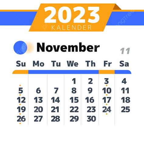 November 2023 Calendar Desk Calendar Desk Calendar November 2023 Png