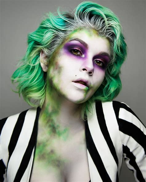 Litrally went to cvs to pick up nails, safety pins and deconstructed a slinky to put in my hair . Photo Print - "Beetlejuice" in 2020 | Beetlejuice makeup ...