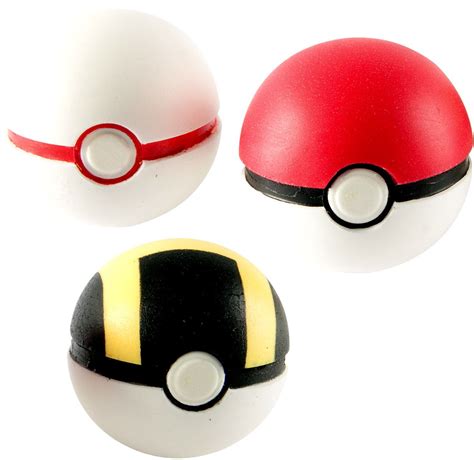 Pokemon Throw N Catch Ultra Poke Premier Poke Ball 3 Pack Tomy Inc