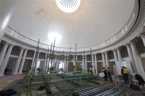 Rotunda Renovators Prepare to Remove Skylight, Make Brick Repairs | UVA ...