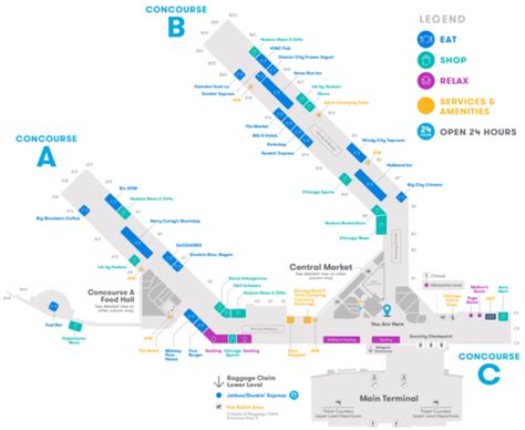 Chicago Midway International Airport Mdw Terminal Guide