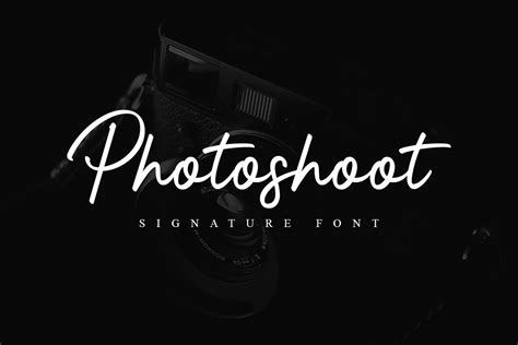Photoshoot Handwritten Fonts Logo Fonts Typography Fonts Script