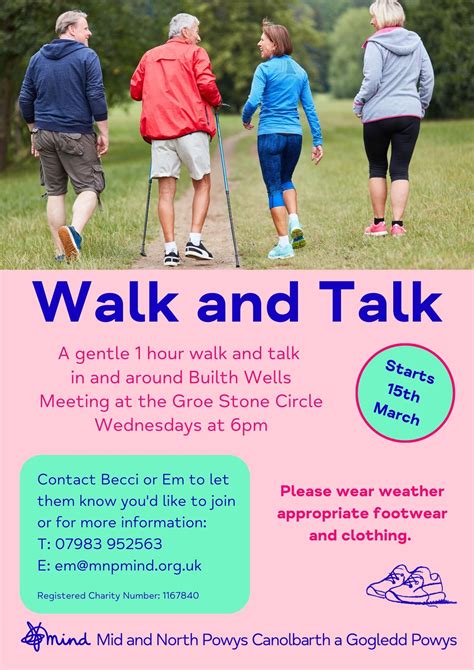 Walk And Talk Groups Mid And North Powys Mind