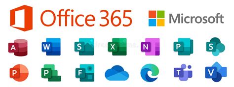 Set Icons Microsoft Office 365 Word Exzellent Onenote Yammer Sway