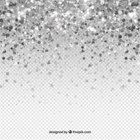 Free Vector Transparent Glitter Background