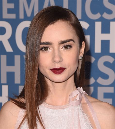 Lily Collinss Best Red Carpet Hair And Makeup Looks Teen Vogue