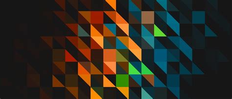 1080x216 Resolution Triangle Colorful Pattern 1080x216 Resolution