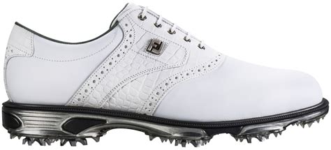 Footjoy Dryjoys Tour Saddle Golf Shoes Whitewhite 75
