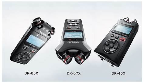 Tascam DR-X Series of Audio Recorders Launched | CineD