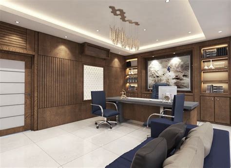 Ceo Office On Behance Office Interior Design Modern Office Design