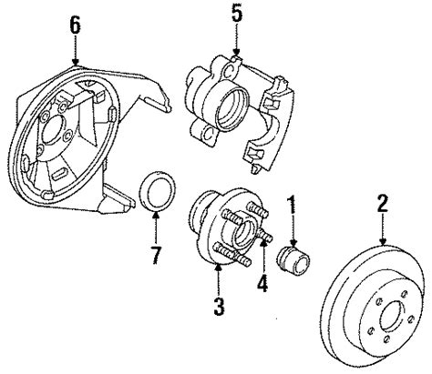 27 2004 chrysler sebring rear suspension diagram. Dodge Neon Adapter. Backing plate. Caliper assembly. Disc ...