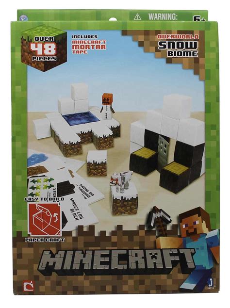 Craft Kits Toys And Games Minecraft Papercraft Hostile Mobs Set Over 30