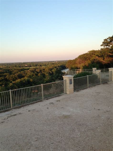 View From The Top Of The Bluff At Lovers Leap At Cameron Park Waco