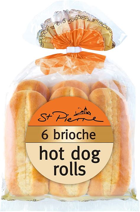 St Pierre 6 Brioche Hot Dog Rolls Uk Prime Pantry