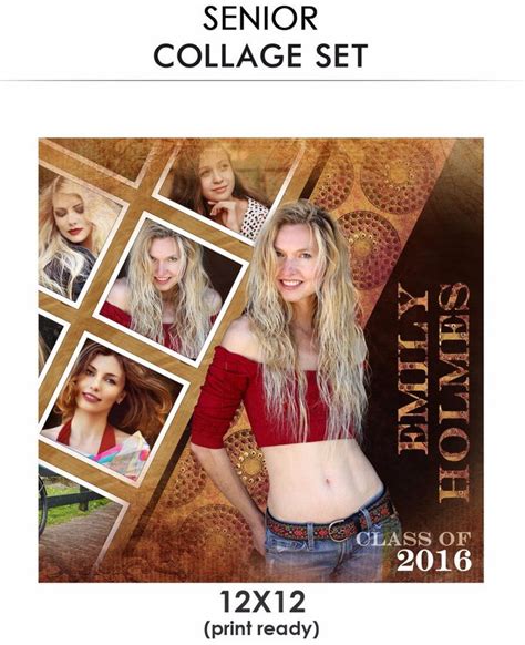 Buy Emily Senior Collage Photoshop Template Online Privateprize