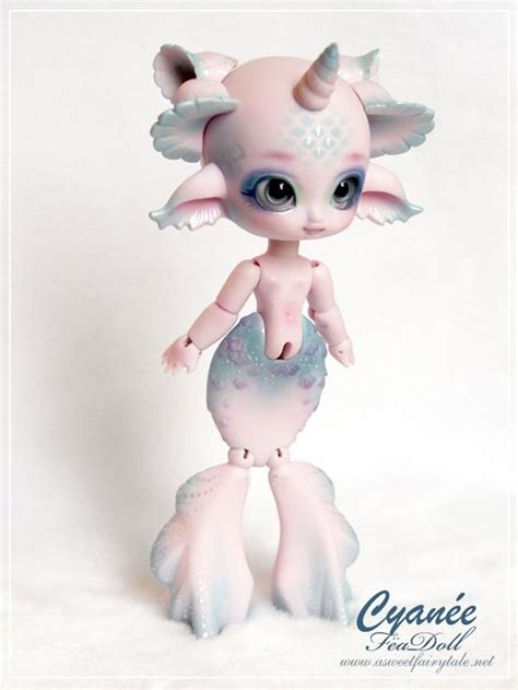 Bjd Ball Jointed Doll Fëadoll Mermaid Cyanée Skin Vanillia Pink