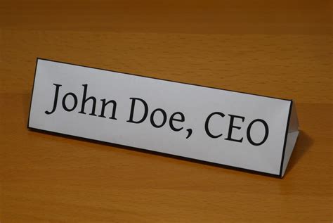 Name Plate This Is A Simple Name Plate On Which You Can Pl Flickr