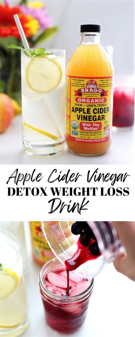 apple cider vinegar drink for weight loss delightful mom food