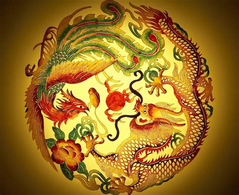 In Feng Shui The Dragon And Phoenix Symbols Promote Good Marriage