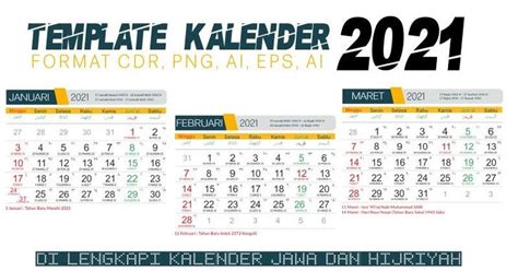 Grote keuze gratis kalenders 2021. Download template kalender 2021 Gratis format CDR, PSD, AI, PNG dan PDF di 2020 | Kalender, Desain