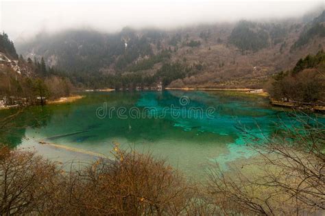 Lake Jiuzhaigou Park Stock Image Image Of River Green 123457829