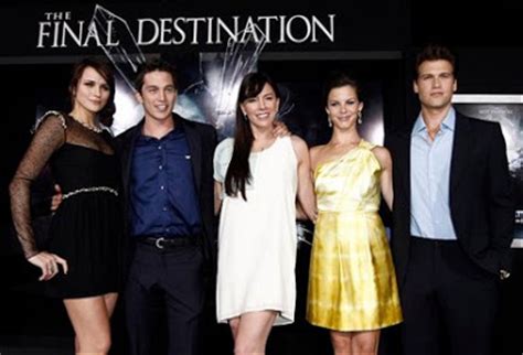 Premonitions don't always work out so well for the characters in the final destination films and the fifth installment of the franchise. the final destination cast ~ the universe of actress