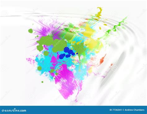 Abstract Colored Splotches Stock Illustration Illustration Of Watery