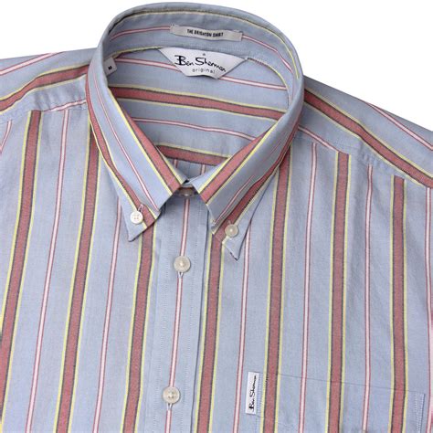 Ben Sherman Brighton Mod 70s Archive Stripe Oxford Shirt