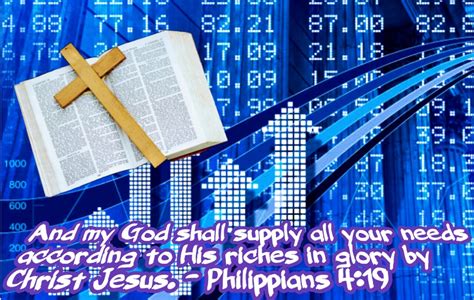 And My God Shall Supply All Your Needs According To His Riches In Glory